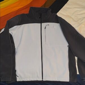 The North Face Men's Light Gray and Dark Gray Performance Jacket